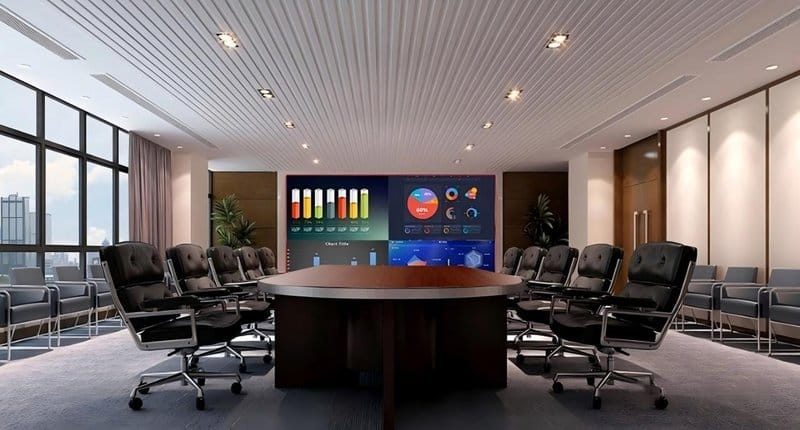Government Conference Touch Display - Interactive Flat Panel Display Terminal