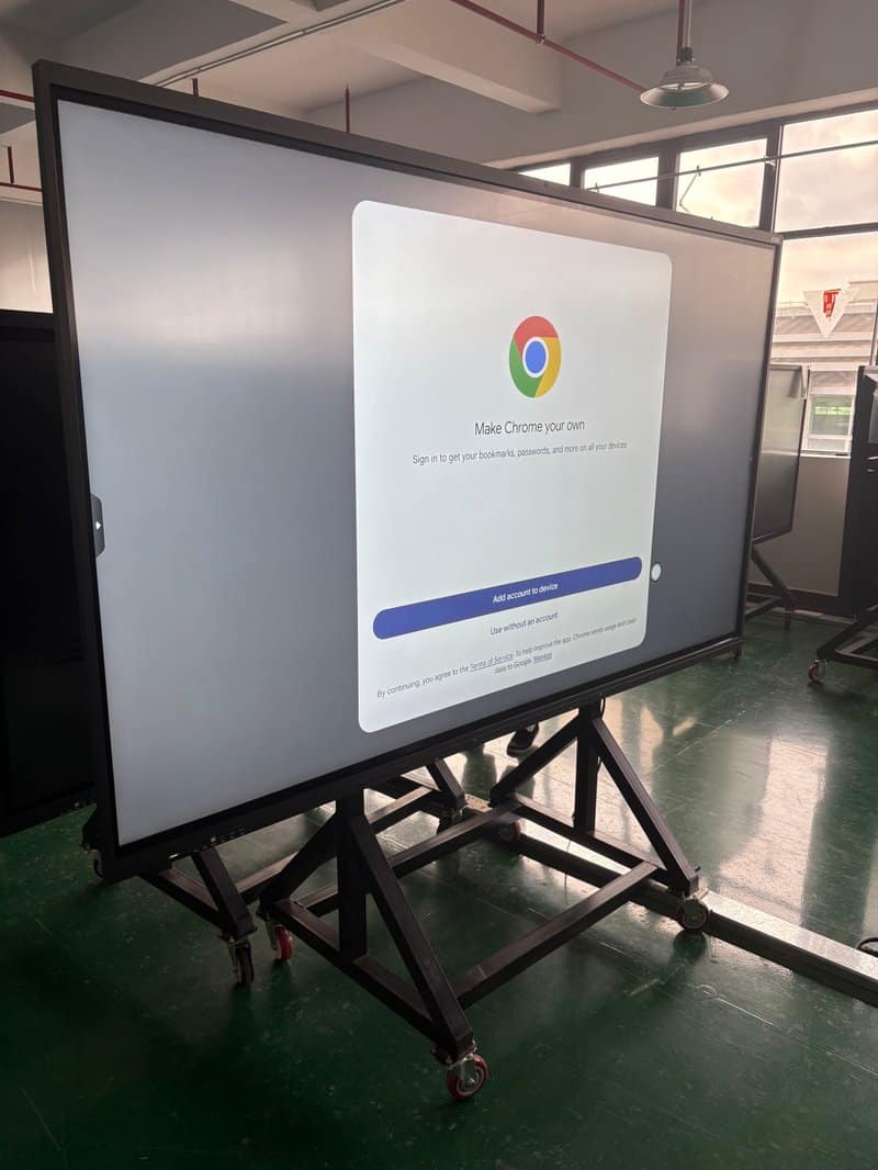 Interactive Flat Panel Screen Cleaning - Interactive Flat Panel Display Terminal